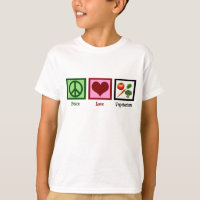 Peace Kärlek Vegetarian Kids