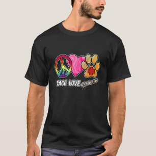 Peace Kärlek Veterinarian Veterinary Vet Animal Do T Shirt