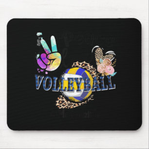 Peace Kärlek Volleyball Mor Life Mamma Grandma Leo Musmatta
