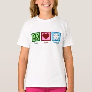 Peace Kärlek Volleyball Tee