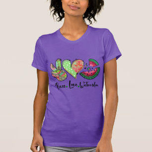 Peace Kärlek Watermelon,SOMMER GIFT IDEA T Shirt