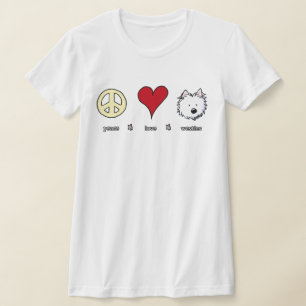 Peace Kärlek Westies T-shirt