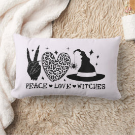 Peace Kärlek Witches Dekorativ kudde