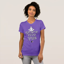Peace Kärlek Yoga T-Shirt