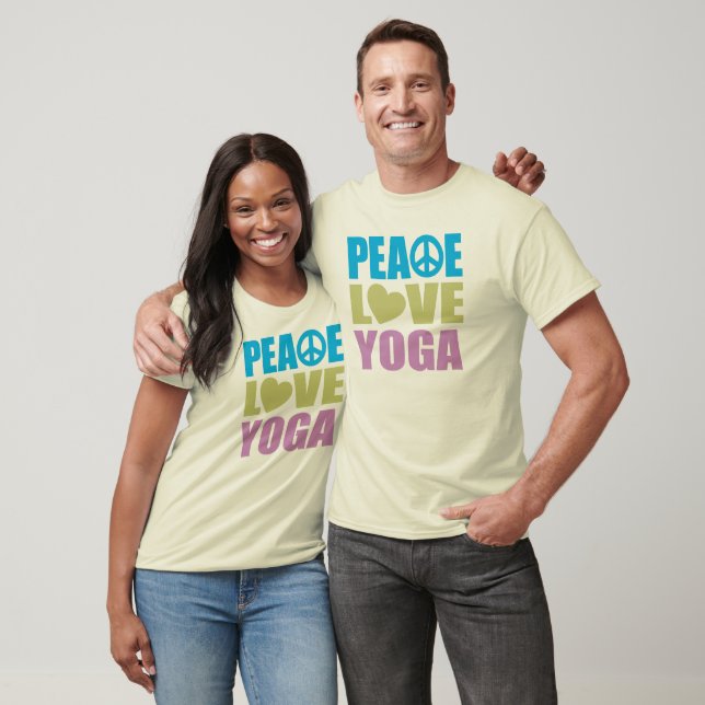 Peace Kärlek Yoga Tee (Unisex)