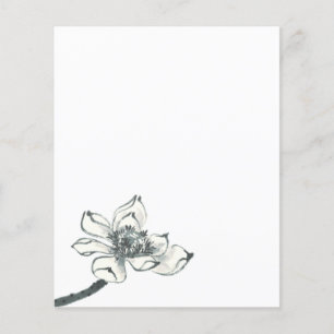 Peace l Bevackra Watercolor Lotus Flygblad