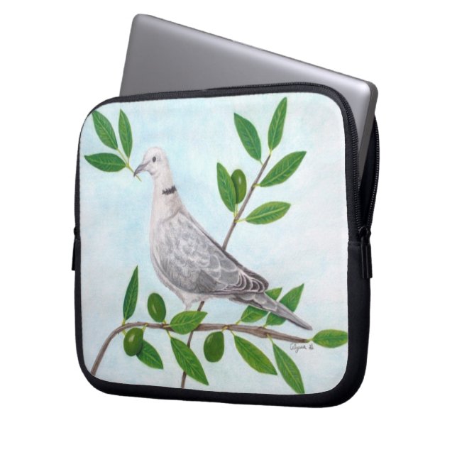 Peace Laptop sleeve (Framsidan Vänster)