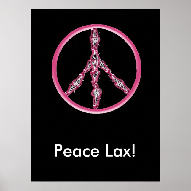 Peace Lax! Poster (Framsidan)