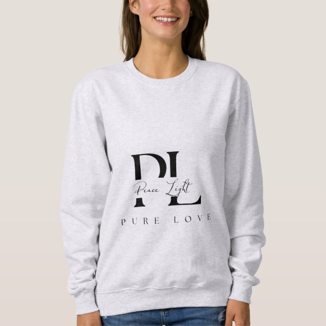 Peace Light – Pure Love Logotyp T Shirt (Framsida)