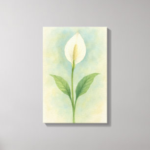 Peace Lily Canvastryck