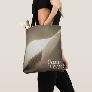 Peace Lily Flower Dream Time Phrase Tygkasse
