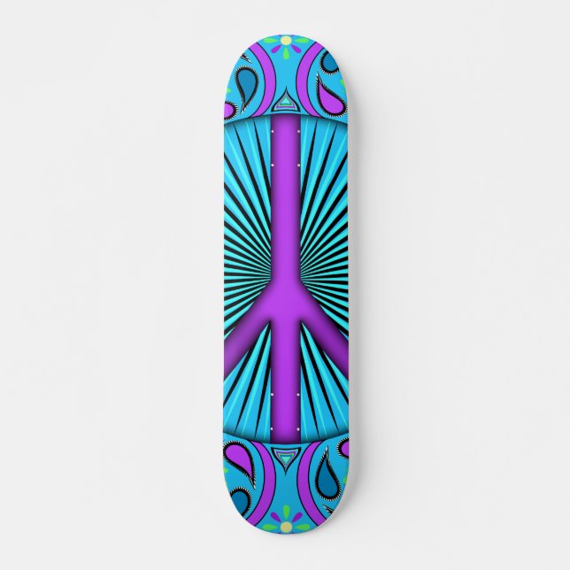 Peace ~ Löv Skateboard (Framsida)