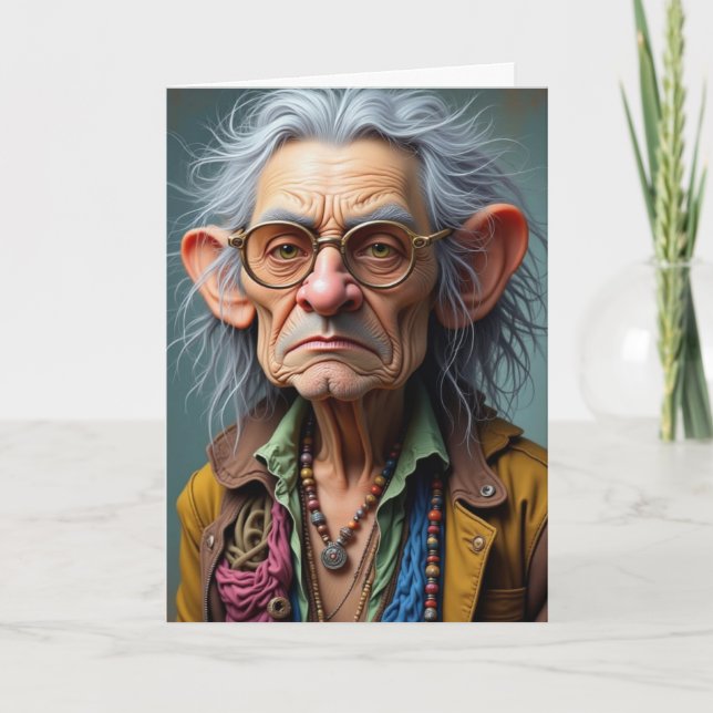 Peace, Love, and Bengay Milestone Occasion Card Kort (Framsida)