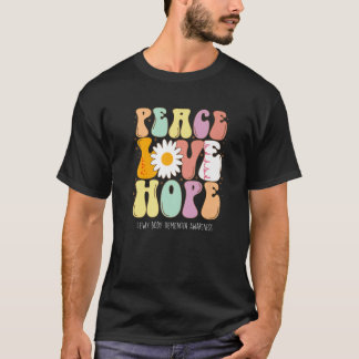 Peace Love Hope Lewy Body Dementia LBD Awareness G T Shirt