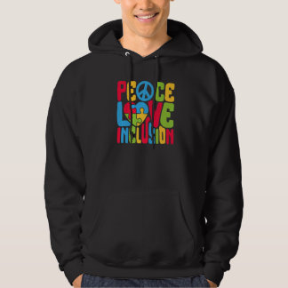 Peace Love Inclusion SPED Teacher Special Educatio Hoodie
