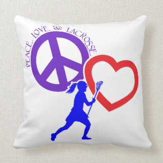 PEACE-LOVE-LACROSSE KUDDE