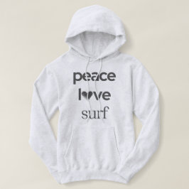 Peace Love Surf - Ocean Surfer -Coastal Beach Life T Shirt
