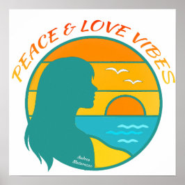 Peace & Love Vibes Poster