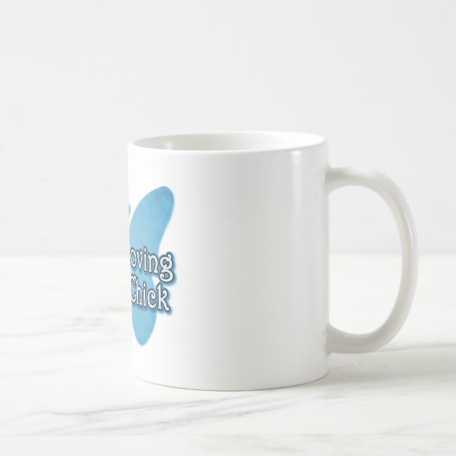 Peace Loving Hippie Chick Kaffemugg (Höger)