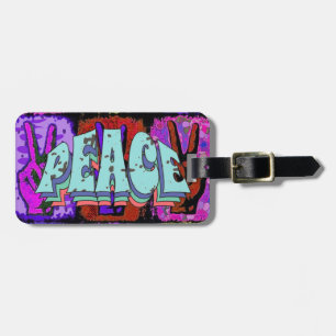 Peace Luggage Tag Bagagebricka