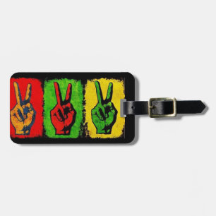 Peace Luggage Tag Bagagebricka