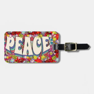 Peace Luggage Tag Bagagebricka