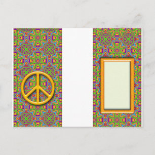 Peace Luggage Tag Vykort