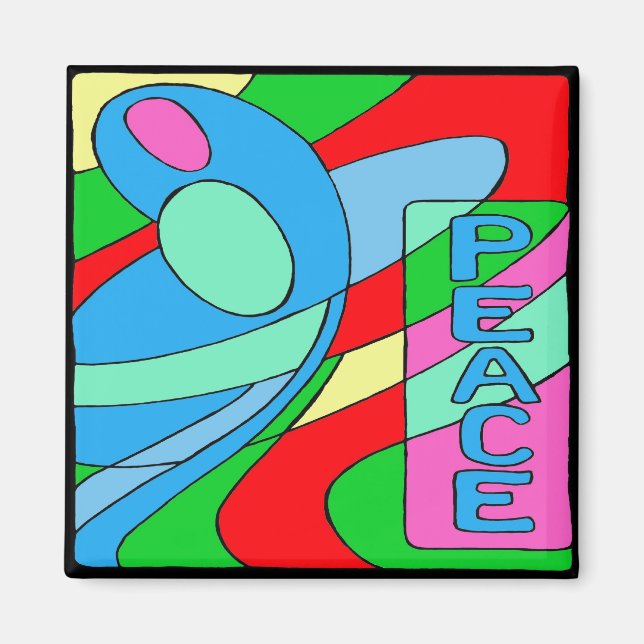 Peace Madonna Magnet (Framsidan)