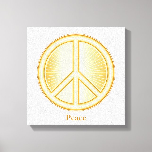 Peace Mandala Canvas Art (Framsida)
