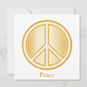 Peace Mandala-inbjudan/annonsering - platskort