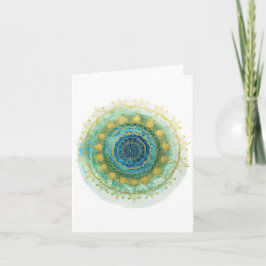 Peace Mandala-mappat anteckningskort