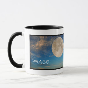 Peace Måne Mugg