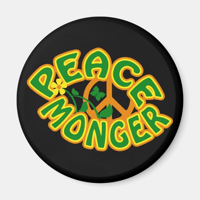 Peace Monger magnet (Framsidan)