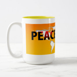 Peace mot Krig morphine mugg