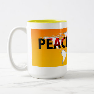 Peace mot Krig morphine mugg