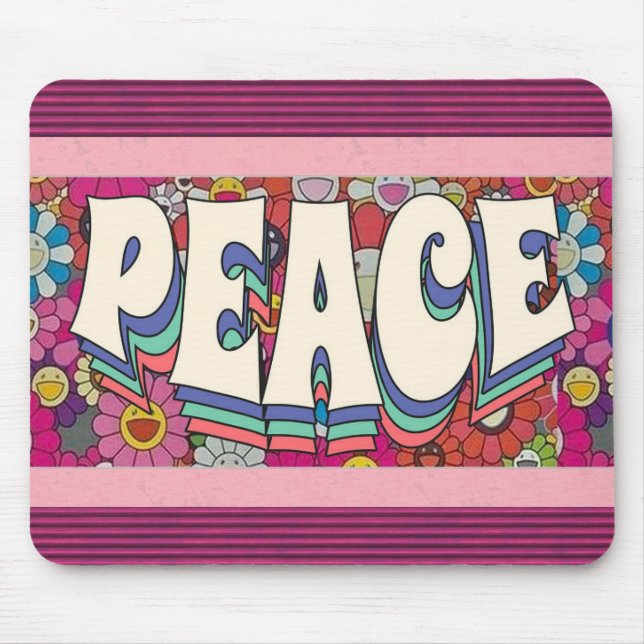 Peace Mouse Pad Musmatta (Framsidan)
