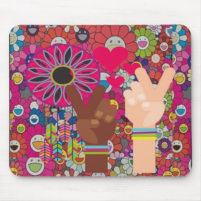 Peace Mouse Pad Musmatta (Framsidan)