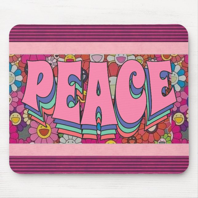 Peace Mouse Pad Musmatta (Framsidan)