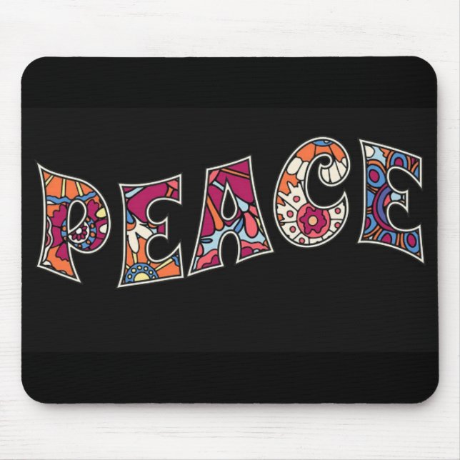 Peace Mouse Pad Musmatta (Framsidan)