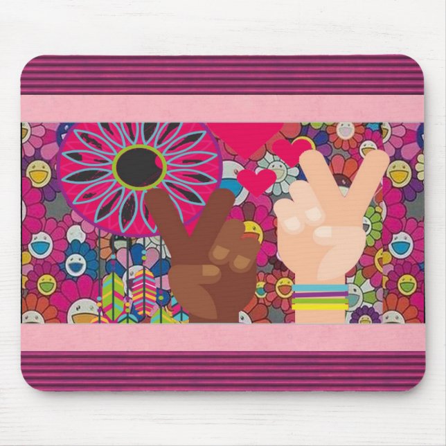 Peace Mouse Pad Musmatta (Framsidan)