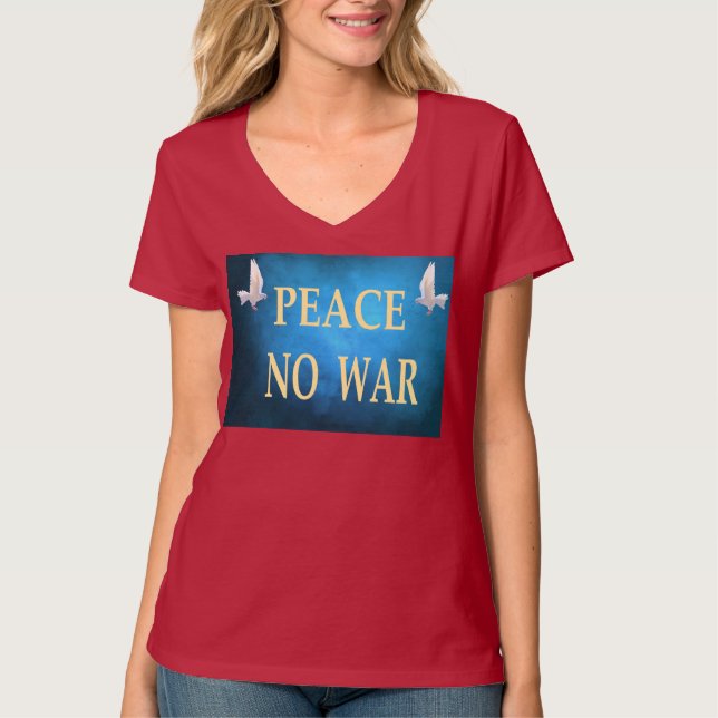 Peace No war T-shirt (Framsida)
