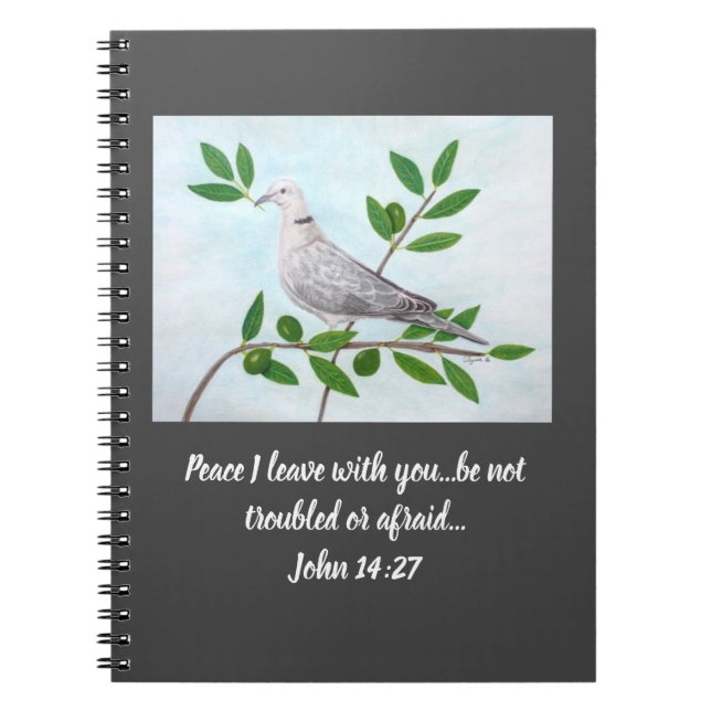Peace Notebook Anteckningsbok (Framsidan)