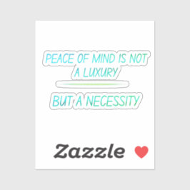 Peace of mind klistermärken