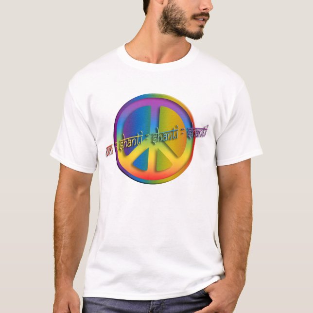 Peace Om Shanti Tee (Framsida)