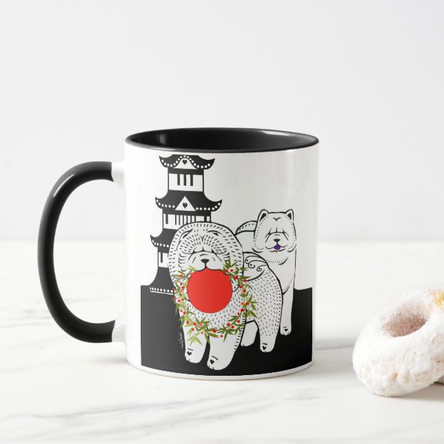 Peace on EARTH - Chow Mugg Year of the Hund (Med munk)
