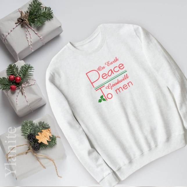 Peace on Earth Goodwill ChristmasT-Shirt T Shirt (Skapare uppladdad)