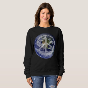 Peace on Earth Space Space Peace Symbol Sign Anti- T Shirt