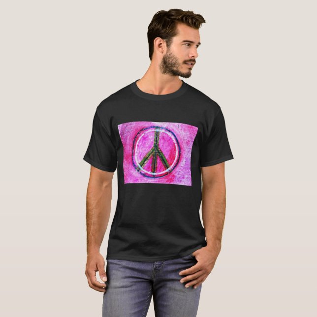 ...peace...original art by healingcolors... t shirt (Hel framsida)