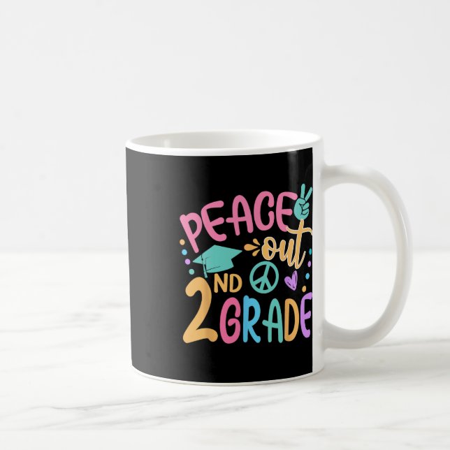 Peace out 2:a Klass Adjö, Hej i skolan, sommar Kaffemugg (Höger)