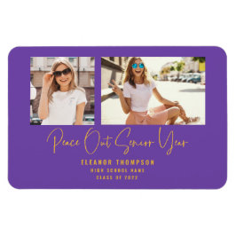 Peace out 2 Photo 2022 Studenten Announce Lila Magnet